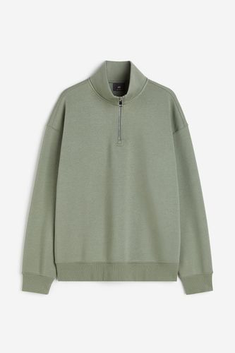 Sweatshirt mit Zipper Relaxed Fit Grün, Sweatshirts in Größe XS. Farbe: - H&M - Modalova