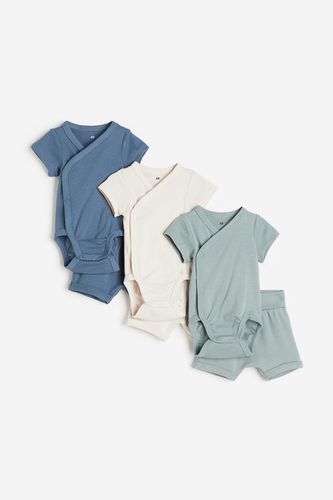 Teiliges Jerseyset Blau/Hellgrün, Kleidung Sets in Größe 50. Farbe: - H&M - Modalova