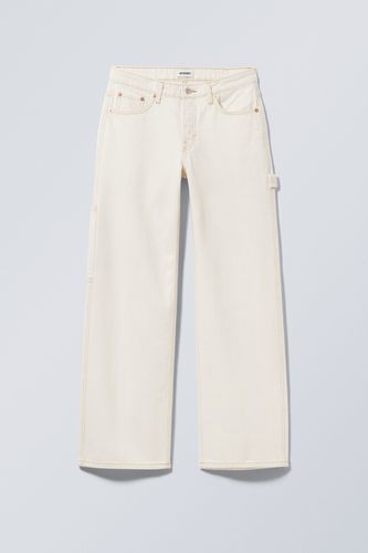 Workwear-Jeans Young Weiß, Baggy in Größe W 23. Farbe: - Weekday - Modalova