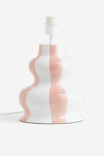 Lampenfuß aus Keramik Weiß/Rosa, Tischlampe in Größe Onesize. Farbe: - H&m Home - Modalova