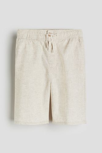 Shorts aus Leinenmix Hellbeige in Größe 134. Farbe: - H&M - Modalova
