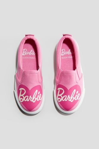 Slipper aus bedrucktem Canvas Rosa/Barbie, Sneakers in Größe 32. Farbe: - H&M - Modalova