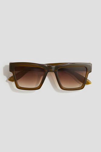 Eckige Sonnenbrille Dunkles Khakigrün, Sonstige Accessoires in Größe 134/170. Farbe: - H&M - Modalova