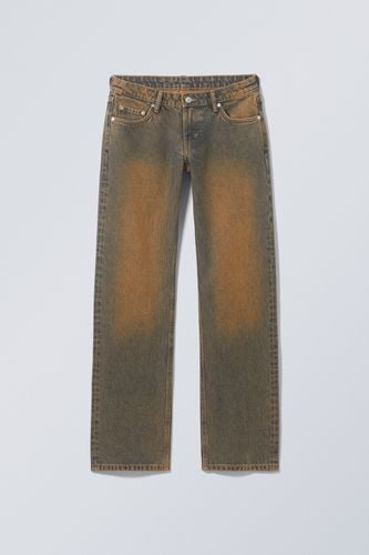 Jeans Arrow mit geradem Bein Rostblau, Straight in Größe 23/32. Farbe: - Weekday - Modalova