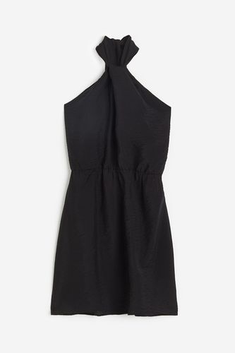 Neckholderkleid Schwarz, Alltagskleider in Größe XL. Farbe: - H&M - Modalova