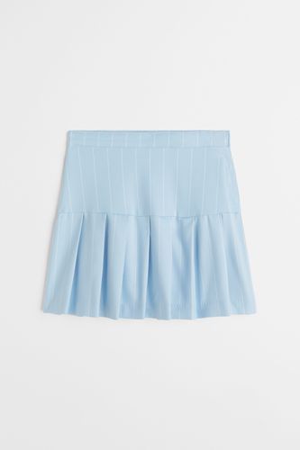 Faltenrock aus Twill Hellblau/Gestreift, Röcke in Größe 152. Farbe: - H&M - Modalova