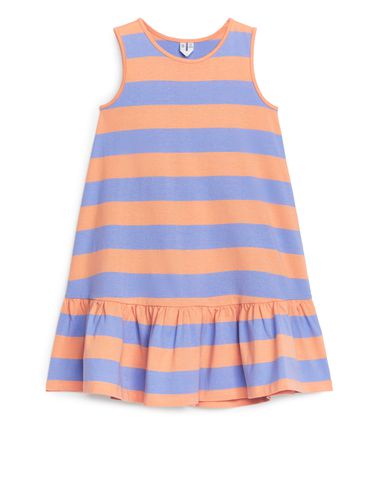 Jerseykleid mit Rüschen Lila/Pfirsich, Kleider in Größe 110/116. Farbe: - Arket - Modalova