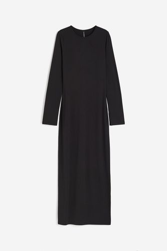 Bodycon-Jerseykleid in Maxilänge Schwarz, Alltagskleider Größe M. Farbe: - H&M - Modalova