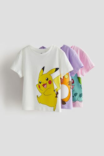 Er-Pack Shirts mit Druck Lila/Pokémon, T-Shirts & Tops in Größe 92. Farbe: - H&M - Modalova