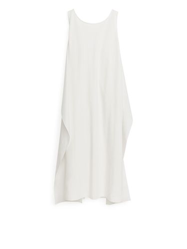 Jerseykleid mit Popeline-Details Weiß, Alltagskleider in Größe L. Farbe: - Arket - Modalova