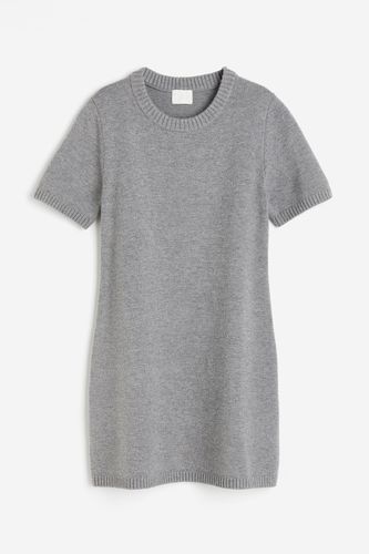 Mini-Strickkleid Graumeliert, Alltagskleider in Größe L. Farbe: - H&M - Modalova