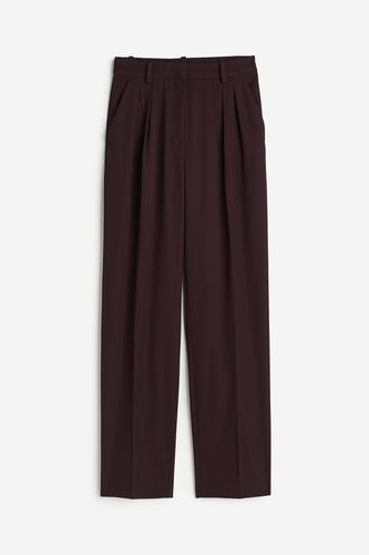 Hose im Tapered-Schnitt Weinrot, Chinohosen in Größe 32. Farbe: - H&M - Modalova