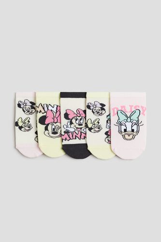 Hellrosa/Minnie Maus, Socken in Größe 31/33. Farbe: - H&M - Modalova