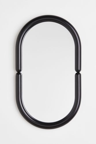 Ovaler Spiegel Schwarz in Größe Onesize. Farbe: - H&m Home - Modalova