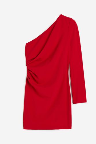 Einseitig schulterfreies Bodycon-Kleid Rot, Party kleider in Größe XL. Farbe: - H&M - Modalova