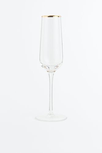 Champagnerglas Klarglas/Goldfarben, Glasware. Farbe: - H&m Home - Modalova