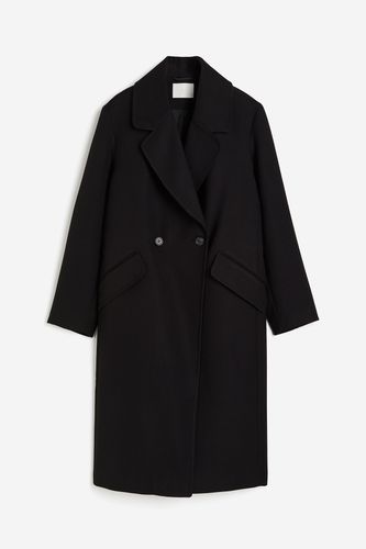 Zweireihiger Mantel Schwarz, Mäntel in Größe M. Farbe: - H&M - Modalova