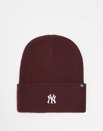 New York Yankees - Berretto bordeaux con logo piccolo - 47 Brand - Modalova