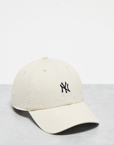 NY Yankees - Cappellino semplice écru con mini logo - 47 Brand - Modalova