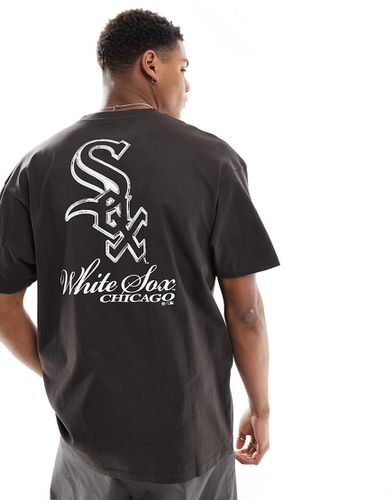 T-shirt nera con stampa dei Chicago Sox - 47 Brand - Modalova
