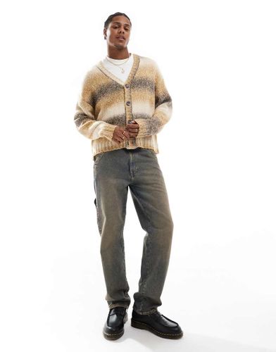 Gilet coupe carrée en maille effet dégradé - Latte - Cotton On - Modalova