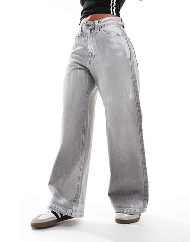 Cotton On - Jeans super ampi grigio cenere metallizzato - Cotton:On - Modalova