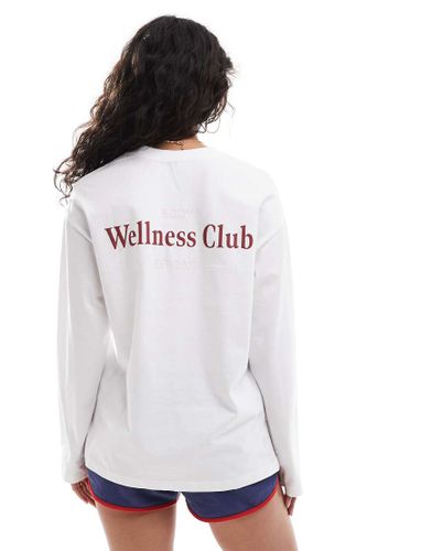 Top ras de cou à manches longues et imprimé Wellness Club - Cotton On - Modalova