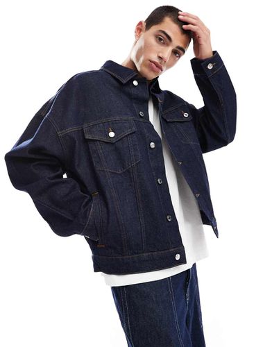 COLLUSION - Giacca trucker oversize in denim grezzo - ASOS DESIGN - Modalova