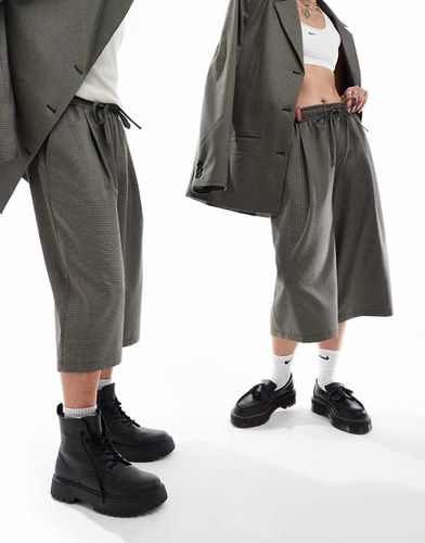 Unisex - Joggers da abito comodi a quadri in coordinato - Collusion - Modalova