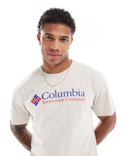 CSC - T-shirt basic con logo - Columbia - Modalova