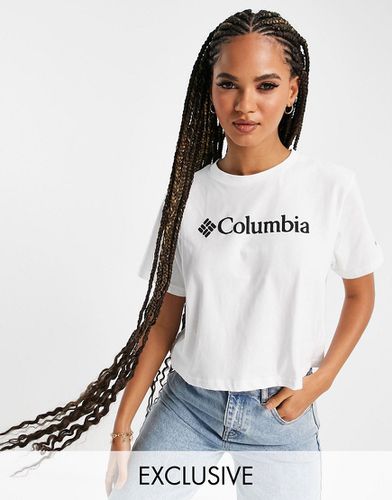 North - Cascades - T-shirt corta bianca con logo - Columbia - Modalova