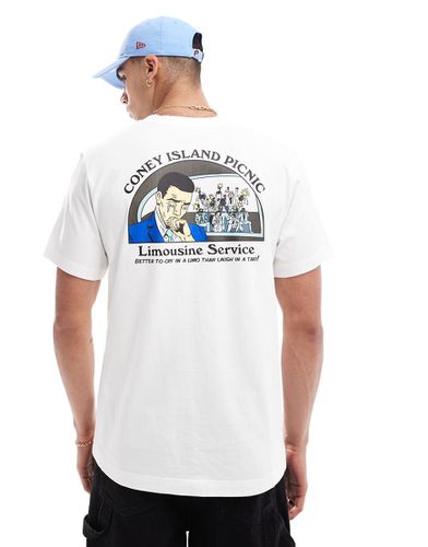 T-shirt bianca con stampa "Limousine Service" - Coney Island Picnic - Modalova