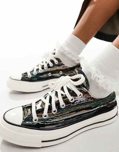 Chuck 70 Ox - Sneakers nere e multicolore - Converse - Modalova