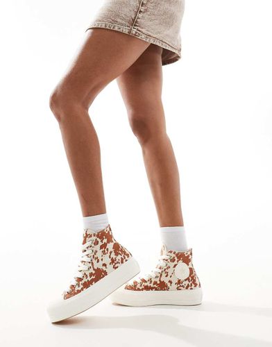 Chuck Taylor All Star Hi - Sneakers alte con stampa animalier - Converse - Modalova