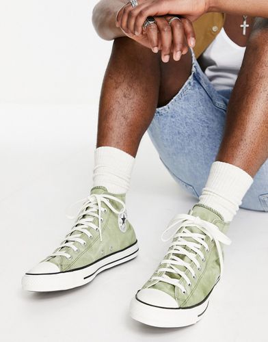 Chuck Taylor All Star Hi - Sneakers in tela kaki slavato - Converse - Modalova