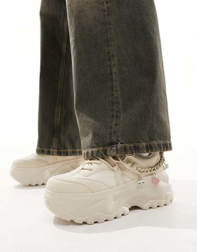 Call It Major - Sneaker beige con suola super spessa e charm - Call it Spring - Modalova