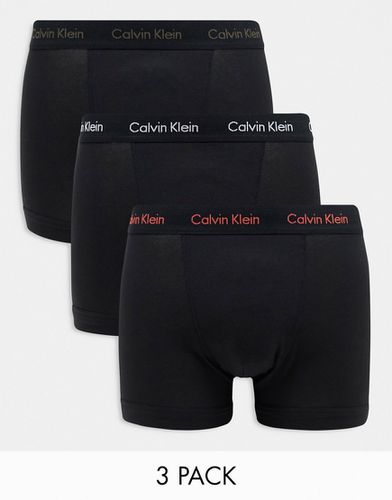Cotton Stretch - Confezione da 3 boxer aderenti neri - Calvin Klein - Modalova