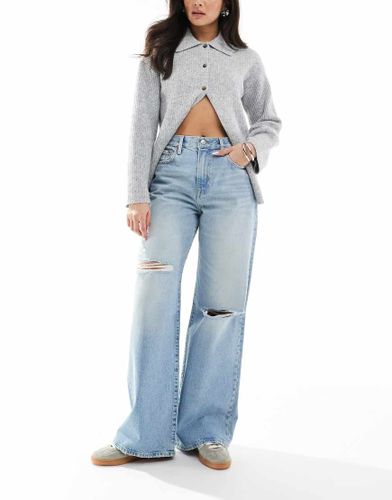 Jean déchiré ample - clair teinté - Calvin Klein Jeans - Modalova