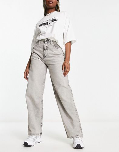 Jeans comodi grigi a vita alta - Calvin Klein Jeans - Modalova