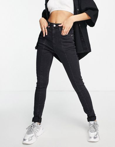 Jeans skinny a vita alta neri - Calvin Klein Jeans - Modalova