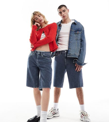Pantaloncini skater dritti lavaggio stile anni '90 - In esclusiva per ASOS - Calvin Klein Jeans - Modalova
