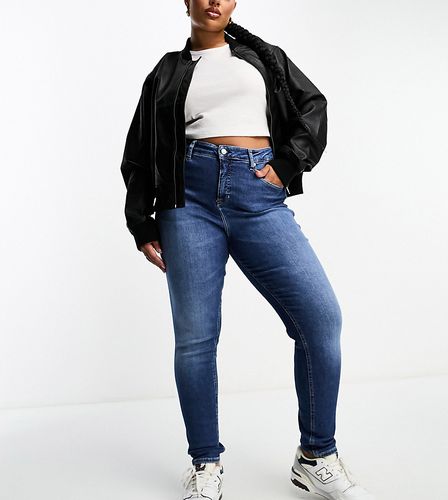 Plus - Jeans skinny a vita alta medio - Calvin Klein Jeans - Modalova
