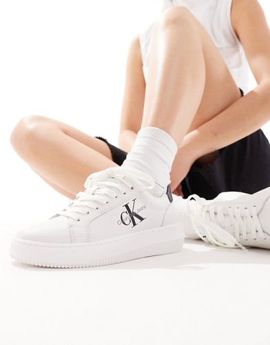 Sneakers multicolore cupsole con monogramma e suola spessa - Calvin Klein Jeans - Modalova