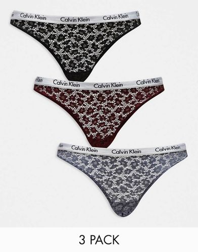 Steel - Confezione da 3 slip - Calvin Klein - Modalova