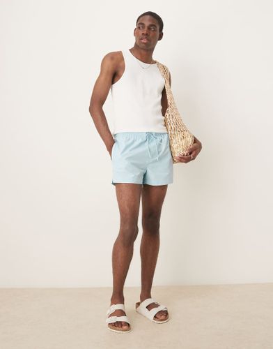 Short de bain à cordon de serrage avec bande à logo - clair - Calvin Klein - Modalova