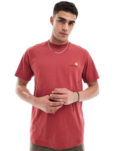 American Script - T-shirt bordeaux - Carhartt WIP - Modalova