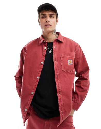 Camicia di jeans rossa sovratinta in coordinato - Carhartt WIP - Modalova