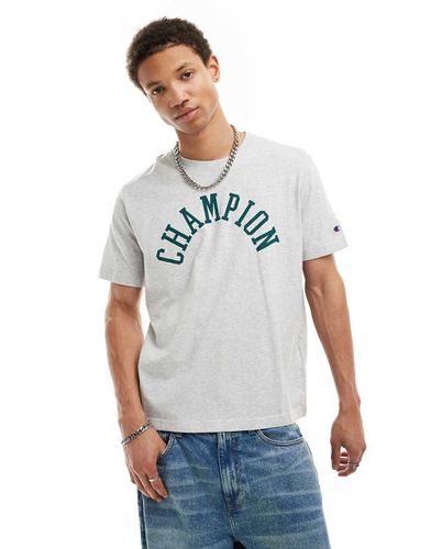 T-shirt stile college mélange con logo - Champion - Modalova