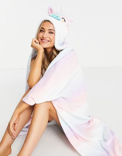 Coperta con cappuccio a unicorno - Chelsea Peers - Modalova