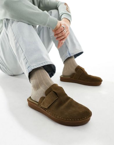 Litton - Sabot in camoscio color quercia - Clarks - Modalova